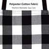 Jubatus 1 Pack Buffalo Check Apron with 2 Pockets Adjustable