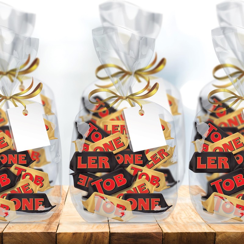 Tiny Toblerone Chocolate Gift Bag Variety Pack (Milk Chocolate and