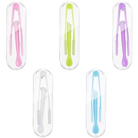 5 pcs Kontaktlinsen Einsetzhilfe,Kontaktlinsen Pinzetten,Kontaktlinsensauger Für Weiche Linsen,Einsetzhilfe Weiche Linsen Mit Flaschen Ohne Entlüftung Und Pinzette