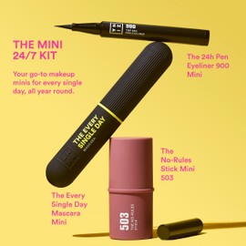 3INA MAKEUP - THE MINI 24/7 KIT - The 24H Pen Eyeliner 900 mini + The Every Single Day Mascara mini + The No-Rules Stick 503 mini - Makeup Kit - Travel Size