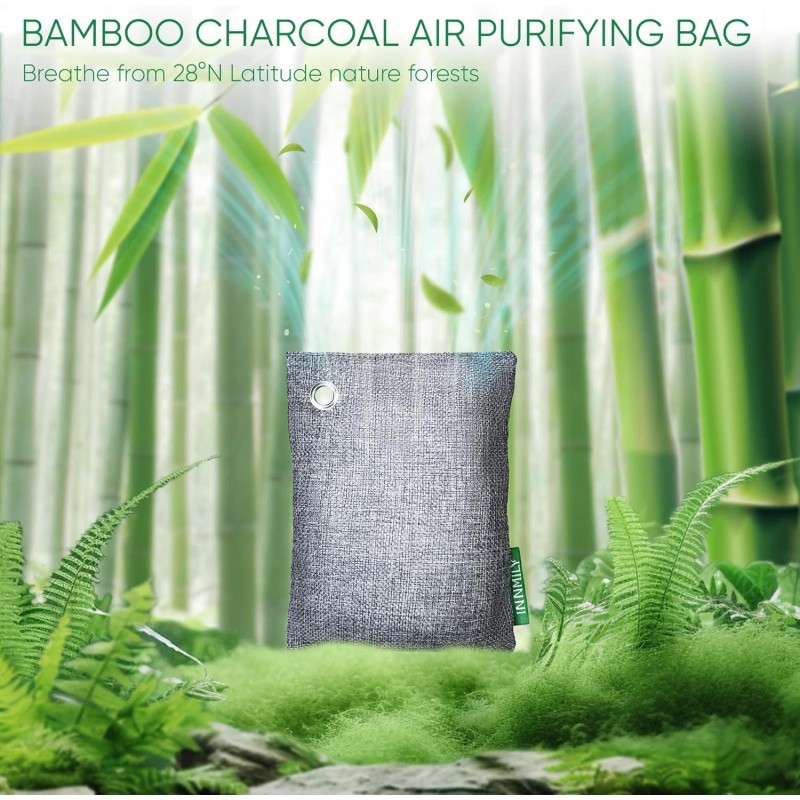 Innmily Activated Charcoal Odor Absorber, Eliminator for Strong 12 Packs