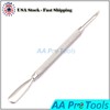 AA Pro Stainless Steel Nail Art Manicure Cuticle Spoon Pusher Remover Tool Set New