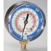 Gauge, 3 1/8In Dia, Low Side, Blue, 800 psi