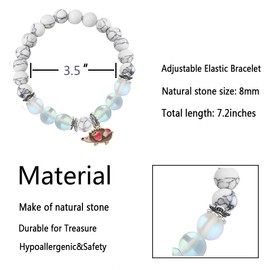 FUSTMW Hedgehog Gifts for Hedgehog Lovers Jewelry Hedgehog Charm Bracelet Hedgehog Inspirational Gifts Cute Animal Gifts, Large, Copper, no gemstone