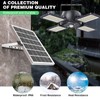 Solar Shed Light Indoor Outdoor 1200LM 144LED Pendant Light, Motion