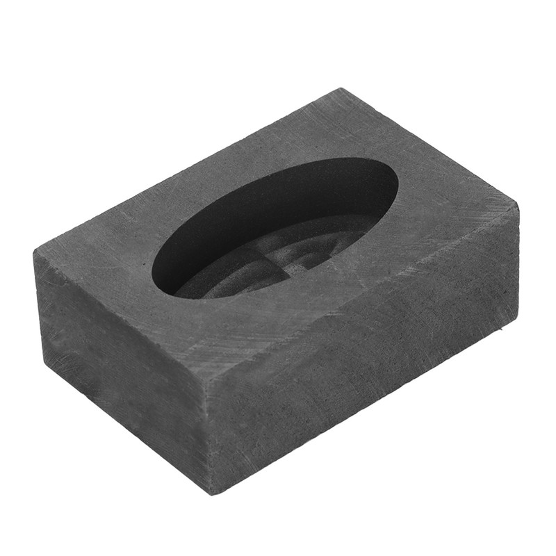 Graphite Casting Ingot Mold Oval High Purity Gold Silver Melting