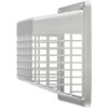 Lambro Industries 1491WG Universal Hinged Vent Guard, White-272278, White