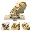Upright Piano Caster Wheel, Golden Brass Moving Caster Wheels Heavy