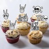 36Pcs Bad Two The Bone Cupcake Toppers Bad 2 The