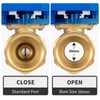 1" Motorized Ball Valve Brass Ball Valve with Standard Port,