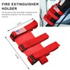 BWBWND Fire Extinguisher Holder, Roll Bar Adjustable Extinguisher Strap Brackets