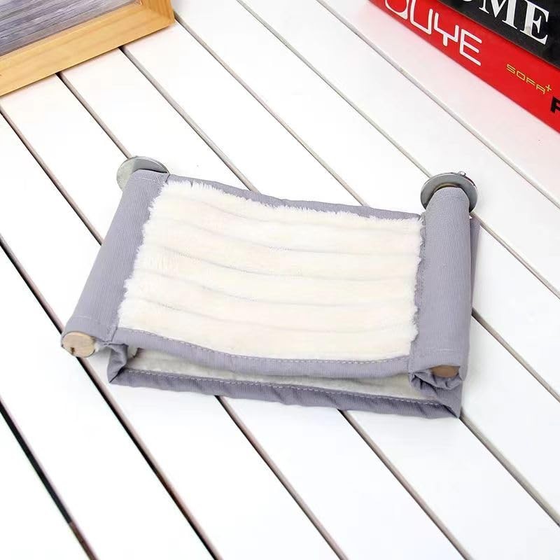 Roczential Suspended Hammock Plush Shed Swing Cave Cabin, Warm Bird