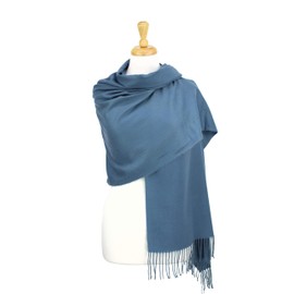 PASKMLNA Large Cashmere Wool Pashmina Shawl Wrap Scarf (002-57)