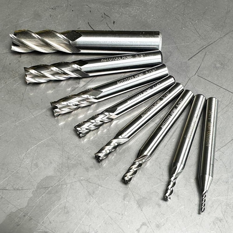 AUTOTOOLHOME 1/8" 3/16" 1/4" 5/16" 3/8" 1/2" high Speed Steel