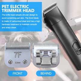 New Gromming Clippers Ceramic Blade Fits for Andis Detachable Blade Clippers,Dog Pet Hair Clipper Blade for Wahl and for Oster Clipper,(1/8")(3.2mm) by Life Girl Star