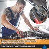 2 Pcs Automotive Electrical Terminal Connector Separator Removal Tool, Plug