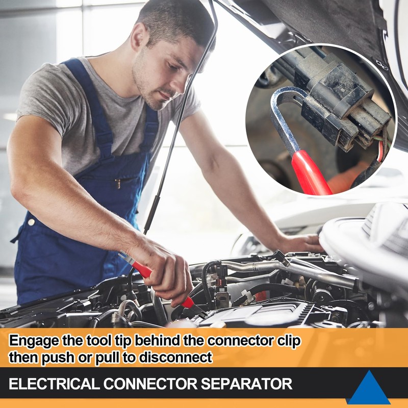 2 Pcs Automotive Electrical Terminal Connector Separator Removal Tool, Plug