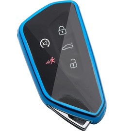 Tautrophen Key Fob Cover Fit for VW Volkswagen ID.4 Atlas MK8 GTI Golf R Atlas Cross Sport Key Fob Cover