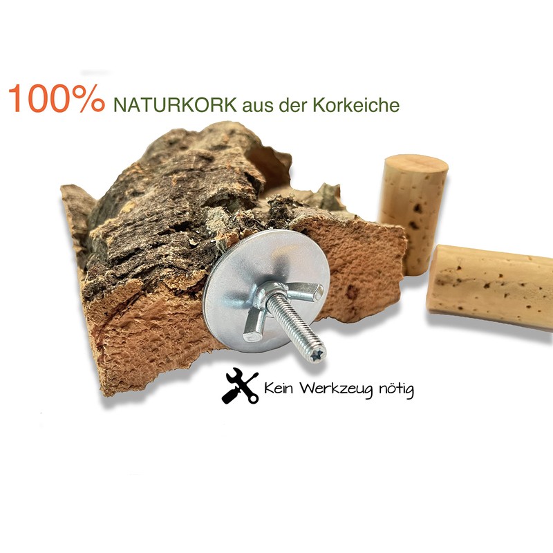 2 x Cork Seating Board 10 cm x 10 cm,