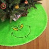 Christmas Tree Skirt Decoration, Plush Faux Fur Christmas Tree Skirt