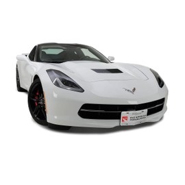 Front License Plate Bracket | Fits 2014–2019 Corvette C7 | No-Drill Bolt-On Mount | Will not fit C7's with a Splitter