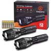 Esgofo LED Flashlights 2 Pack Bright Powerful EDC Handheld Flash