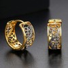 MIKAMU 14K Gold Earrings for Women Dainty Gold Plated Filigree