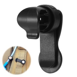 BASTOUR Magnetic Tube Clip, Magnetic Tube Clip, Tactical Hydration System, Drinking Tube Clips, Holder for Hydration Tube, Hydration Backpack Clamp, Magnetic Hose Holder