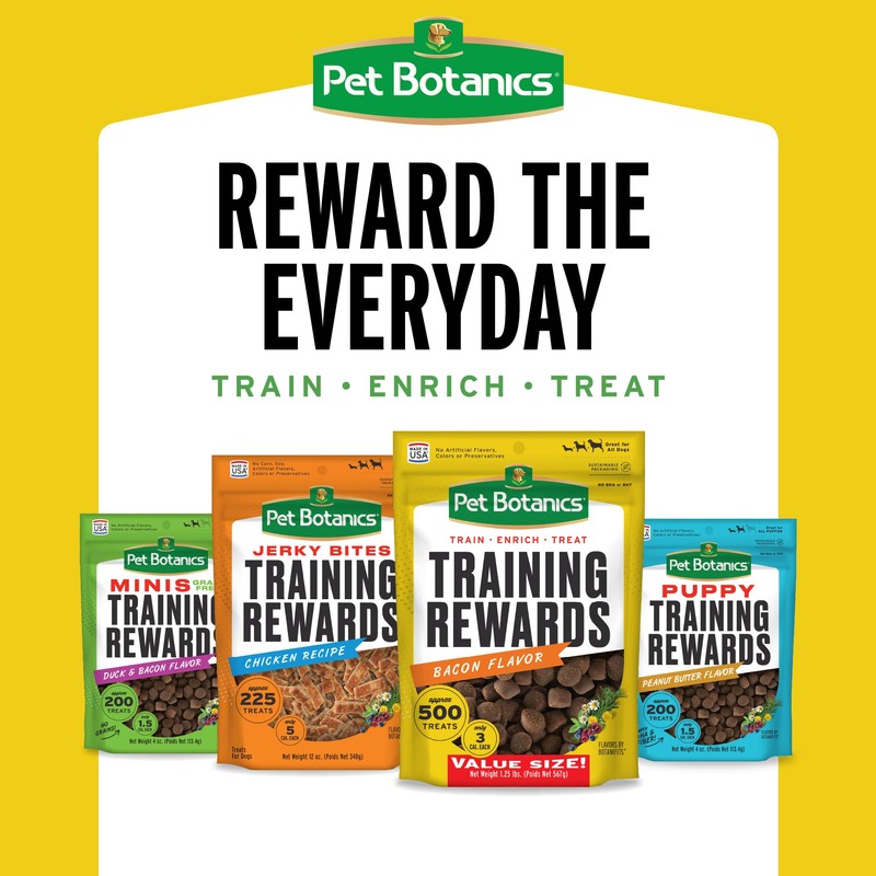 Pet Botanics 4 oz. Pouch Training Rewards Mini Soft &