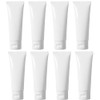 12PCS Refillable Empty Plastic Tubes White Cosmetic Containers Plastic Soft