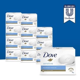 Dove Soap 135g x 12 (Sensitive Bar, Beauty Bar, Pink Bar) / 도브 비누 135g 12개 (센서티브바뷰티바핑크바)