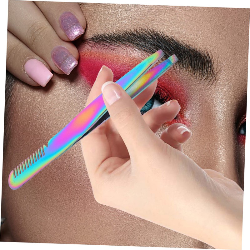 Healeved 16pcs Eyebrow Tweezers Professional Hair Removal Tools for Women