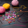 Crochet Hook Set Aluminum Crochet Hooks Ergonomic Knitting Needles Multicolor