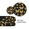 Psesaysky Yellow Butterfly Blanket Plush Cold-Proof Flannel Throw Blanket Cozy