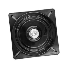 ZONADAH 154x2mm Flat Boat Seat Swivel Turntable Heavy Duty Bar Stool Rotating Replacement for Recliner Chair Square Swivel Furniture Replacement