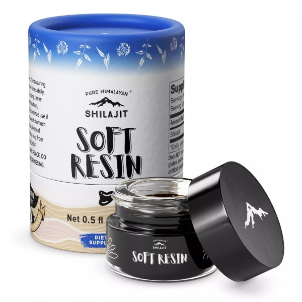 Pure Shilajit from Himalaya, Soft Resin, Extremely Potent, Natural Fulvic