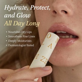 Zeroslash Bálsamo Labial Vegano Con Manteca De Karité Y Escualano(0.13 Oz)– Bálsamo Labial Hidratante Para Labios Secos Y Agrietados Cuidado Labial Vegetal Con 6 Aceites Naturales Mascarilla
