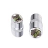 QLXHBOT 10pcs Shallow Socket 1/4 Inch Drive 8mm 6 Point