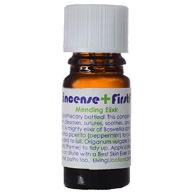 LIVING LIBATIONS - Primer amigo de incienso orgánico/asistencia | Belleza limpia natural y artesanal (0.17 fl oz | 0.2 fl oz)