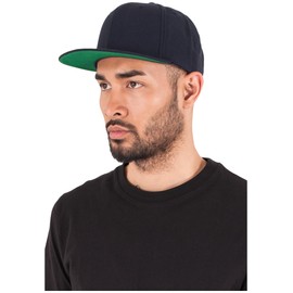 Flexfit Classic Snapback Cap, Mütze Unisex Kappe für Damen und Herren, One Size, Farbe dark navy