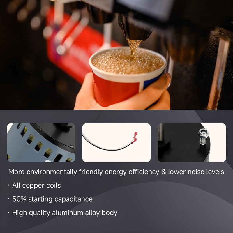 1068 Motor for Beverage Dispensers Compatible with Grindmaster Cecilware Beverage