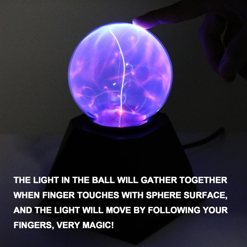 Comely Modern Plasma Ball 4 W, Magic Plasma Ball with