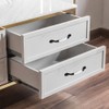 WMYCONGCONG 8 PCS 3.8"/96mm Centers Ceramic Cabinet Pull Spoon Foot