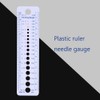 Knitting Gauge Ruler for Accurate Needle Sizing Knitting Gauge Knitting