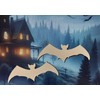 DCentral® Two Bats Flexible Vinyl Safety Screen Magnets: Double-Sided. White-Easier