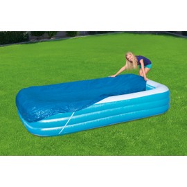 Bestway PE Tarpaulin for Family Pools 340 x 230 cm Blue Square