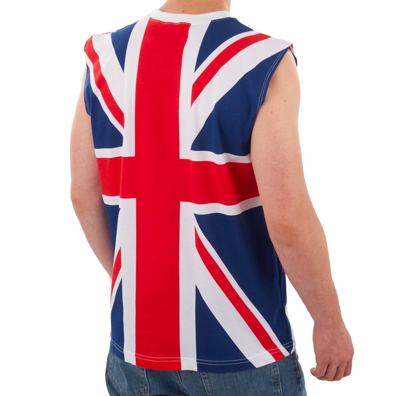 Largemouth Men's British Flag Tank Multicolor (Small)