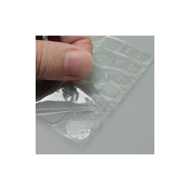 Sticky Tabs for Press on Nails, 10 Sheets, 24 Double