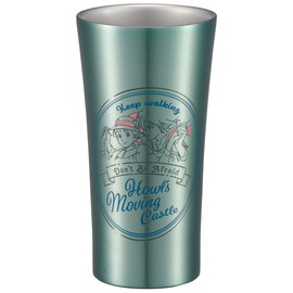 Skater STB4N-A Thermal Insulated Stainless Steel Tumbler, 13.5 fl oz (400 ml), Howl's Moving Castle
