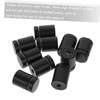 FUNOMOCYA Pack Stainless Steel Standoff Screws Small Black Sign Mounting